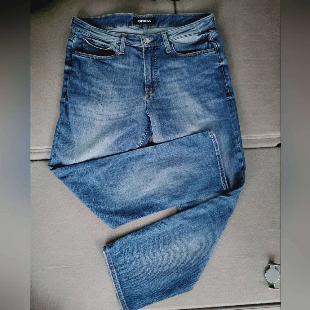 Express mens jeans blue